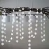 Adornos navideños Colgante de copo de nieve tridimensional navideño para escaparate Decoración de techo navideña