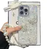 Funda de teléfono súper elegante y adecuada para el teléfono Apple 16 Pro Max, Modelo Nuevo 16 Pro de Mariposa de Perlas 3D con Película para Lente Iph