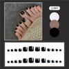 J241-280 usar uñas postizas para uñas de los pies chicas calientes espejo hielo a través de taladro de destello fino transfronterizo uñas postizas al por mayor