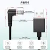 Cable de carga en ángulo USB A a 5521, cable adaptador en forma de L de ángulo recto 5525 de 90 grados, cable de alimentación de cobre puro DC 5.5*2.1
