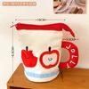 Bolsa de Papelería para Estudiantes Estilo Ins de Dibujos Animados Creativos, Aspecto Elegante, Corazón de Niña, Portabolígrafos de Gran Capacidad, Bolsa de Almacenamiento