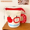 Bolsa Portaplumas Bordada de Angel Kitty Creativo, Diseño Único, Caja de Papelería de Gran Capacidad para Estudiantes de Secundaria, Estuche de Lápices de Dibujos Animados