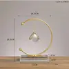 Estilo Luxo Leve Arte em Ferro Folha Dourada Bola de Cristal Decorações Casa Sala de Estar Entrada Mesa de Trabalho Ornamentos com Sensação Avançada