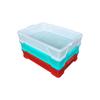 Caja de Pan para Pasteles Fabricante Personalizado Estante de Plástico Caja de Volteo Espesorado Grado Alimenticio Nuevo Material Cesta de Melocotón Caja de Comida