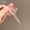 Horquilla de varita mágica estilo japonés, accesorio para el cabello con forma de corazón para niña, pinza lateral para flequillo, pinza de pico de pato, horquilla para celebrante de Internet, tocado de moda