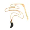 Colar com Pingente de Lua Moda Transfronteiriça Nicho Feminino Versátil Toque de Alto Padrão Famoso na Internet Corrente Clavicular Fresca de Meia-Lua Acessórios