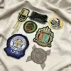 Parche de Brazalete Bordado de Dibujos Animados, Insignia de Velcro, Parche Personalizado para Chaqueta de Plumas, Parche Bordado sin Coser, Hecho a Medida