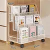 Estantería para Libros Infantiles, Estante para Libros Ilustrados en Casa, Rincón de Lectura, Estante Móvil para Guardar Juguetes, Librería Sencilla para Bebés, De Pie