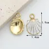 Accesorios de joyería de bricolaje Estilo de verano Vida marina Animal Estrella de mar Concha Pulsera Accesorios para el cabello Pendientes Colgante Pequeño Colgante