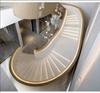 Internet Celebrity Stair Step Lamp Villa Lâmpada de Indução Inteligente Perseguindo Água com Slot de Alumínio Embutido Step Line Lamp