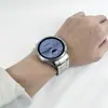 Adecuado para correa de reloj Huawei GT4 46 mm de ancho, tres eslabones, hebilla plana sin costuras, correa de acero inoxidable