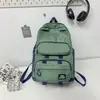 Mochila Funcional Estilo Japonés Tech Oscuro para Hombre, Gran Capacidad, Mochila de Trabajo de Moda, Bolso Escolar para Mujer, Bolsa para Portátil de Estudiante, Moderna