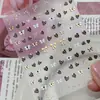 Pegatinas para Uñas con Patrón de Hormiga Yitu Pegatinas de Fresas con Lazo Decoraciones de Uñas Versátiles de Moda Dulce Yt7826