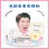 Wang Li Hong desenho animado versão Q suporte de ornamento de mesa com cabeça elétrica oscilante, divertido balanço de papelão plástico selado presente com imagem personalizada