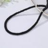 Separador de Cuentas de Rueda de Cristal DIY Cuentas Transparentes con Agujeros Cuentas Sueltas Accesorios de Vidrio Hechos a Mano Material para Colgar Cortina de Cuentas