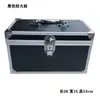 Caja de Herramientas Profesional de Doble Capa para Recoger Cera de Oídos, Caja de Almacenamiento de Aluminio para Limpieza de Oídos con Cerradura y Espejo, Caja Ampliada para Pedicura