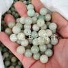 Contas soltas de jade Contas redondas Tai Cui contas soltas pulseira de jade rocha de quartzo pulseira verde ervilha colar acessórios de contas de Buda contas