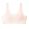 Sutiã Seamless Aomeifen para Meninas, Segunda Fase, para Período de Desenvolvimento 8-12 Anos, Roupa Íntima de Peça Única Sem Aro, Estilo Camiseta