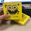Pano de feltro para limpeza do Bob Esponja em formato quadrado feito sob medida, esponja para limpar, alta elasticidade, resistente ao desgaste, composto de látex, EVA, pano de limpeza