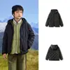 Ropa Infantil Balabala Chaqueta de Plumas para Niños Abrigo Capa Interior Cálida para Niños y Niñas Top Chaqueta de Plumas Cerdo Color Té con Leche