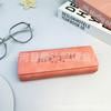 Estuche para gafas al por mayor de fábrica, personalizado, para estudiantes masculinos y femeninos, portátil, de cuero de alta calidad, antipresión, almacenamiento de gafas, impresión gratuita
