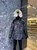 Big Goose 13 Chaquetas de Plumas Expedición Piel de Lobo Canadiense Engrosada Parka de Longitud Media para Hombre Chaqueta 2062Ma