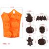 Molde de Halloween para Assar Molde de Biscoito Chocolate Chapéu de Bruxa Caveira Cubo de Gelo diy Goma Forma de Abóbora