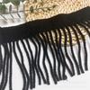 Tela de felpa de lana borla cuerda trenzada borla encaje abrigo de lana borla abrigo de tweed accesorios accesorios diy