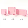 Bolsa de maquillaje de silicona, bolsa cuadrada para viajes, bolsa impermeable para artículos de tocador y belleza, mini bolsa cuadrada de silicona para guardar joyas