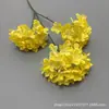 Flores Artificiales de Hortensia para Bodas, Venta al por Mayor Transfronteriza Amazon Arreglos de Flores de Hortensia Pequeñas de Tres Cabezas, Flores Falsas para Decoración del Hogar
