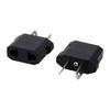 Adaptador Global Pequeno padrão Europeu padrão Americano para Australiano para Britânico redondo plano viagem dois pinos conversor CE