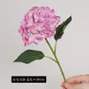 Flor de Hortênsia Artificial 3D de Haste Única com Toque de Luxo para Decoração de Casa Sala de Estar Arco de Casamento Flor Falsa Atacado Transfronteiriço