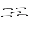 Manija de Tirador Moderna Minimalista Moda Pulgar para Armario Manija Invisible para Gabinete Sin Taladro Pulgar Negro Manija de Puerta Cajón