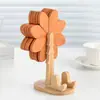 Esterilla aislante, posavasos de molino de viento, pieza decorativa, salvamanteles antiescaldado, tapete para mesa de cocina para colocar platos, posavasos para ollas, posavasos para cuencos, estilo creativo navideño