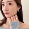 2025 Nuevos Pendientes de Aro con Adorno de Estrella de Seis Puntas Cepillada Nicho Elegantes Exquisitos Pendientes de Gama Alta para Mujer Pendientes