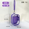 Bubble Mart Bolso de Paseo para Bebé Estilo Japonés Almacenamiento de Muñecas Transparente 16cm A Prueba de Polvo Tejido Ligero Bolsa Colgante para Jardín Bolsa de Almacenamiento para Dolor