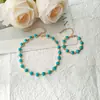 Collar de diamantes de colores nuevo de primavera y verano para mujer, cadena para el cuello de diseño de nicho de alta calidad, todo a juego, exquisita cadena de clavícula de dopamina