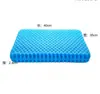 Cojín de gel de verano transpirable tipo panal, almohadilla de hielo para asientos de coche, oficina, hogar y taburete, cojín de asiento fresco