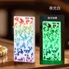 Zb803 Ultra-delgado Doble cara Finamente grabado Lujoso diseño de flor Luminoso Retro Encendedor de queroseno Gama alta y Elegante Venta al por mayor Dropshipping