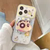 Etiqueta listrada Shin-chan design fofo adequada para iPhone 17, Apple 18 Pro Max, suporte, capa de telefone 15, 16 sucção magnética