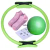 Calcetines de Pilates y Yoga Numbwin Juego de Cuatro Piezas Pequeño Equipo de Fitness Moldeador Set de Fitness para Interiores y Exteriores Transfronterizo