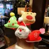 Presilha de Natal Acessórios de Cabelo Festivos Bonecos de Desenho Animado Pequenos Presentes para Crianças Pulseiras de Casal Itens Decorativos Árvore de Natal