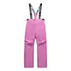 Traje de Esquí para Niños Traje para Niñas Outdoor Engrosado Impermeable Cortavientos Cálido Ropa de Esquí para Bebés Niños Equipo de Moda
