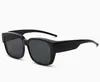 Gafas de Sol para Gafas de Miopía, Unisex, Protección Solar, Alta Definición, Polarizadas, Anti-UV, Adecuadas para Caras Grandes, Efecto Adelgazante