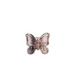 Pinza de Agarre Pequeña de Mariposa Hueca y Punto de Leopardo de 2.5 cm Pinza para el Cabello Mini Princesa Femenina Accesorios para el Cabello Calientes Transfronterizos