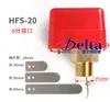 Hfs-25 Interruptor de Flujo de Agua para Aire Acondicionado Interruptor de Flujo Interruptor de Flujo Tipo Objetivo Interruptor de Flujo de Agua Protección de Flujo