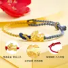 Pulsera Shuibei Oro 999 Oro Puro Bebé Pixiu Oro Duro 3D Unisex Pulsera Trenzada Atracción de Clientes en la Industria de la Belleza Regalo