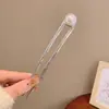 Grampo de Cabelo em Formato de Coque em U Estilo Chinês Novo, Presilha de Cabelo Simples e Moderna em Formato de U para Mulheres, Grampo de Cabelo para Penteados Coques na Nuca, Acessório de Cabelo