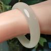 Pulsera de jade sudorosa de moda, pulsera de jade azul y blanco cálido de moda, elegante pulsera de jade sudorosa de temperamento suave