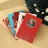 Regalos Culturales y Creativos Cuaderno Recortado en 3D Diario de Papel Tallado Personalizado Sello Perforador de Dibujos Animados Libro de Recuerdos